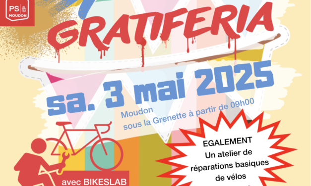 GRATIFERIA + réparation de vélos –  3 mai 2025