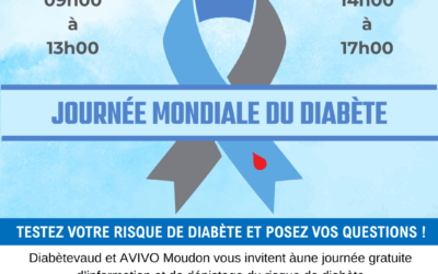 AVIVO et Diabètevaud à MOUDON – 14 nov. – Salle du POYET
