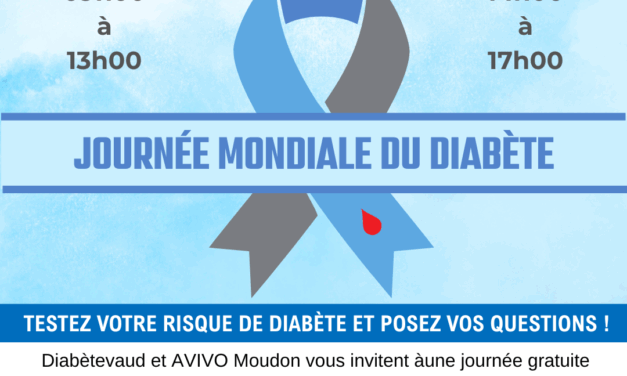 AVIVO et Diabètevaud à MOUDON – 14 nov. – Salle du POYET